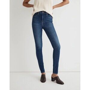 Madewell 10" High-Rise Skinny Jeans Womens 30 Blue Stretch